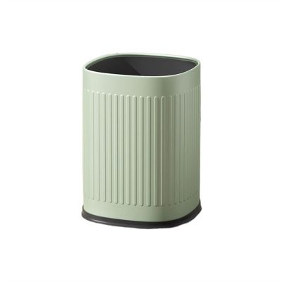 CRAGCO Kitchens Trash Can 10L/15L Retro Simple Coverless Trash Can Kitchen Household Living Room Large Trash Basket Toilet Large-Capacity Garbage Can Home Office - Holds Waste (Size : 15L)