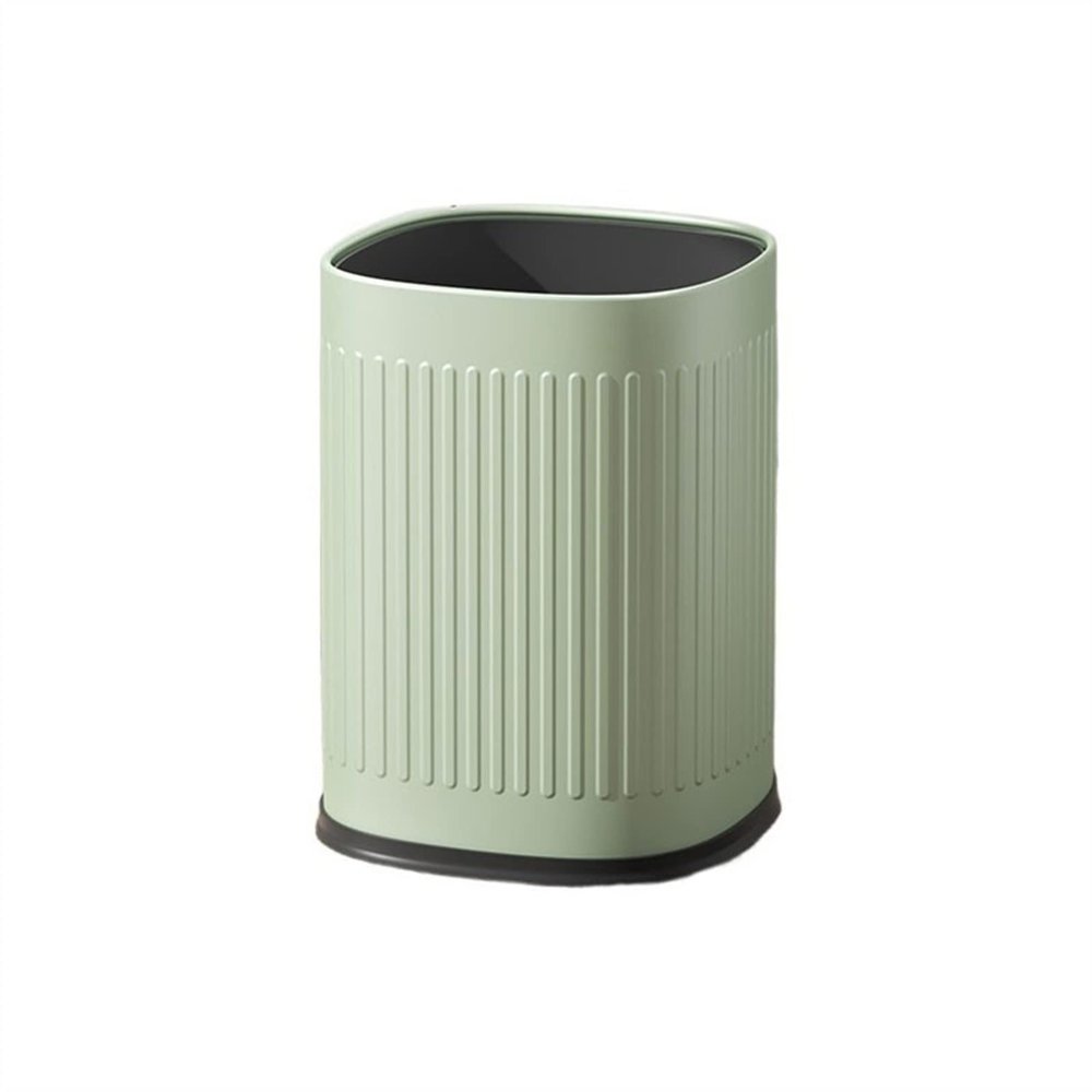 CRAGCO Kitchens Trash Can 10L/15L Retro Simple Coverless Trash Can Kitchen Household Living Room Large Trash Basket Toilet Large-Capacity Garbage Can Home Office - Holds Waste (Size : 15L)