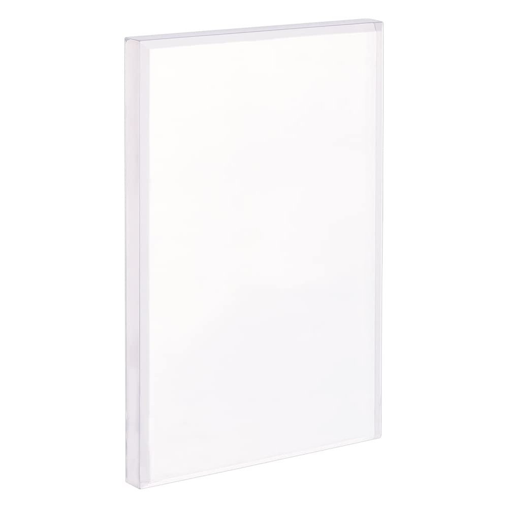 FINGERINSPIRE Acrylic Beveled Display Base 6"x 4"x 0.5"(LxWxH) Clear Acrylic Display Block Rectangular Jewelry Display Stand Acrylic Solid Display Holder for Home Decor Showing Photography Props