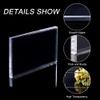 FINGERINSPIRE Acrylic Beveled Display Base 6"x 4"x 0.5"(LxWxH) Clear Acrylic Display Block Rectangular Jewelry Display Stand Acrylic Solid Display Holder for Home Decor Showing Photography Props view 4