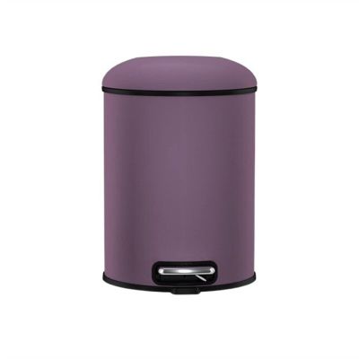 DYPASA Garbage Can Household with Lid Trash Can Living Room Bedroom Foot-Operated Trash Can Study Office Paper Basket, 8L Trash Bin