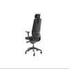 BDI Furniture Coda Task Chair - Black Frame - Grey Fabric - Black Base view 4