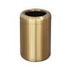 Kitchens Trash Can 10L Large-Capacity Stainless Steel Trash Can Household Living Room Double-Layer Uncovered Garbage Can Bedroom Kitchen Commercial Trash Can Home Office - Holds Waste (Color : Gold) view 1