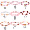 Sureio 9 Pcs Western Beaded Bracelets Party Christmas Favors for Adults Horse Charm Cowboy Boot Charm Bracelets Horse Lovers Jewelry for Lady Women view 1