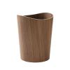 CANMNT Trash Can Wooden Garbage Can Kitchen Bathroom Bedroom Trash Can Without Cover Creative Irregular Shape Dustbin Trash Can Wastebasket view 2