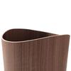 CANMNT Trash Can Wooden Garbage Can Kitchen Bathroom Bedroom Trash Can Without Cover Creative Irregular Shape Dustbin Trash Can Wastebasket view 3