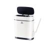 CANMNT Trash Can 14 Liter Trash Can Plastic Slim Garbage Container Bin with Press Top Lid for White Waste Basket for Kitchen Bathroom Living Room Trash Can Wastebasket view 1