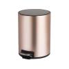 DYPASA Garbage Can 8L Foot-Operated Trash Can with Lid Large Capacity Stainless Steel Trash Can for Living Room Toilet Kitchen Trash Bin (Color : Gold) view 1