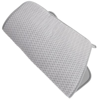 UPKOCH Kitchen Drying Mat Multi-function Microfiber Water Absorbent Pad for Quick Drying Dishes Utensils and Soaps - and Easy to Clean Grey