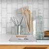 UPKOCH Kitchen Drying Mat Multi-function Microfiber Water Absorbent Pad for Quick Drying Dishes Utensils and Soaps - and Easy to Clean Grey view 3