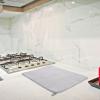 UPKOCH Kitchen Drying Mat Multi-function Microfiber Water Absorbent Pad for Quick Drying Dishes Utensils and Soaps - and Easy to Clean Grey view 4