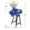 BEESOM Electric Grinder, High Power Adjustable Thickness Grain Mill Electric, Wet and Dry Powder Machine for Herb Rice Corn Grain Coffee Wheat (Wet and Dry),Blue-110V view 4