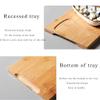 Dessert Bowls Dipping Sauce Dish Japanese Style Leaf Shape Ceramic Sauce Dishes 3.35 Inch Condiments Dish Dipping Plates Soy Sauce Vinegar Appetizer Dishes or Seasoningwith Tray Bowl Set (Color : E view 4
