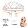 Topfunyy 21st Birthday Tiara and Sash Set - 'I'm 21 Bitches' Black Glitter Sash Crystal Crown Birthday Gift for Girls 21st Party Supplies view 3