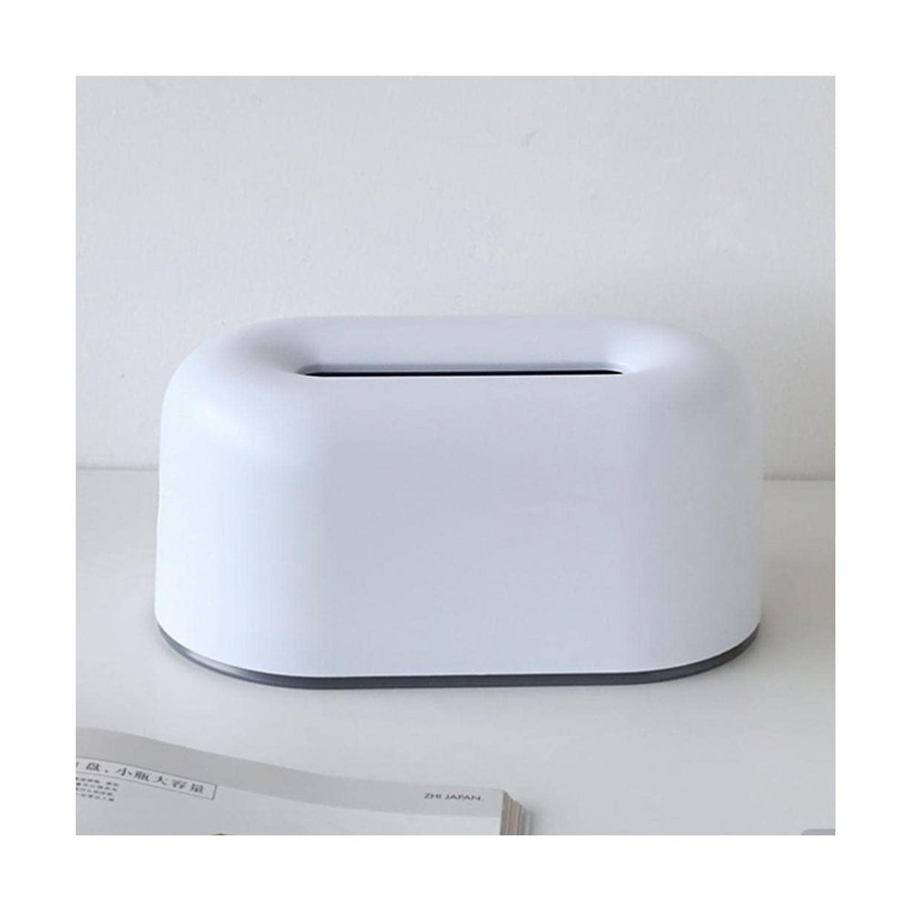ROHNES Desktop Tissue Box Plastic Simple Napkin Holder Pumping Paper Case Dispenserrectangular Solid Colour Cute Tissue Box