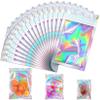 JETMORE Mylar Bags 100 PCS Resealable Holographic Candy Jewelry Goodie Bags view 1