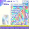 JETMORE Mylar Bags 100 PCS Resealable Holographic Candy Jewelry Goodie Bags view 2