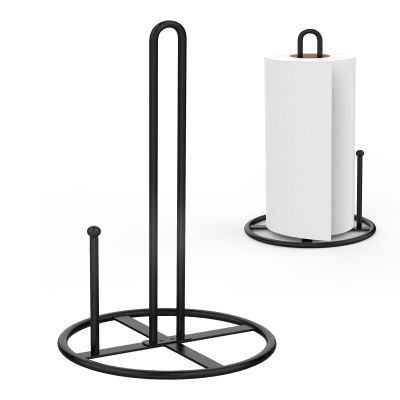 Paper Towel Holder,Black Kitchen Roll Holder for Kitchen Roll Organize