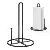 Paper Towel Holder,Black Kitchen Roll Holder for Kitchen Roll Organize view 1