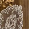 2Pack 12x18-in Retro Lace Placemats, French Crochet Doilies, Handmade Embroidered Table Mats, White view 3