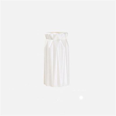 DYPASA Plastic Vases Household Flower Inserters Living Room Flower Vases Simple Small Dried Flowers White Decorations and Ornaments (Size : E)
