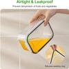 Freshmage Fruit Storage Containers for Fridge with Removable Colander, Airtight Food Storage Container, Dishwasher Safe Produce Saver for Refrigerator, Keep Berry Fruit Fresh Longer 4 pcs Small Clear view 4