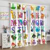 Alphabet Curtains Kids ABC Education Learning Tools Boys Baby Big A to Z, Boys Girls Kids Nursery Nursery Decorative Curtains, 2 Sets of Panels, 52x84 Inches view 4