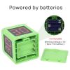 Digital Shot Timer, 1.4in HD Display Cube Timer with Three Buttons, 4-Side Time Cube Timer Seconds Countdown Timer for Poker Casino Chess Tournament Table Games (Green) view 4