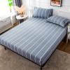 FCLDESHOP Comfortable Bed Sheet,Children's Bedroom Cotton Printed Mattress Protector, Boys Girls Cartoon Anime Mattress Topper Bed Cover,Stripe,120cm200cm view 1