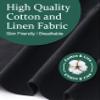 APRONNER Cross Back Plus Size Linen Aprons for Women with Pockets Blend Dress for Baking Cooking Gardening Works Brown view 4