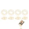 Wire Table Picture Photo Holder,20Pcs Sunflower Place Table Place Card Holder Clip Name Card Holders Picture Photo Holder for Weddings Anniversary Party(Gold) view 1