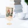 Wire Table Picture Photo Holder,20Pcs Sunflower Place Table Place Card Holder Clip Name Card Holders Picture Photo Holder for Weddings Anniversary Party(Gold) view 3