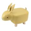 Cute Animal Footstool, Step Stool Cartoon Animal Shaped Stool Kid Home Living Room Cute Wooden Footstool for Playroom Courtyard(Green) () view 1