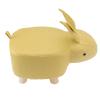 Cute Animal Footstool, Step Stool Cartoon Animal Shaped Stool Kid Home Living Room Cute Wooden Footstool for Playroom Courtyard(Green) () view 3