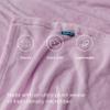 Bedsure GentleSoft Twin XL Fleece Blanket Dorm Bedding - Lightweight Soft Cozy Blankets for Bed, Sofa, Couch, Travel, Camping, Lilac, 66"x90" view 3