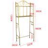 Fadiadem Bathroom Organizer Over The Toilet Storage, Freestanding Above Toilet Rack with Hooks and Toilet Paper Rack, Bathroom Shelves Over Toilet Shelf, Bathroom Space Saver Metal Shelving Unit view 2