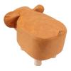 Animal Footstools, Lovely Cartoon Foot Stool Innovative Elephant Upholstered Footstool and Ottomans for Nursery Bedroom Play Room (Orange) view 4