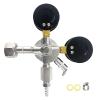 AMAZWHIP CGA320 Keg Regulator, Quick Disconnect CO2 Kegerator Regulator with Pressure Adjustment Knob, Beer Regulator view 2