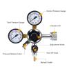 AMAZWHIP CGA320 Keg Regulator, Quick Disconnect CO2 Kegerator Regulator with Pressure Adjustment Knob, Beer Regulator view 4