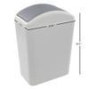Tstorage 4.5 Gallon Plastic Trash Can with Swing Lid, Swing Top Garbage Can, 3 Packs view 2