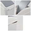Tstorage 4.5 Gallon Plastic Trash Can with Swing Lid, Swing Top Garbage Can, 3 Packs view 3