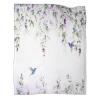 Abstract Eucalyptus Hummingbird Throw Blanket for Couch - Watercolor Purple Eucalyptus Floral Hummingbird Lightweight Soft Blankets and Throws for Sofa,50x60inch(127x152cm) view 2