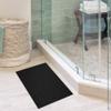Ample Decor 100% Cotton Bath Mats 34 x 20 Inches, Quick Dry, 1350 GSM Banded Border Shower Bathroom Floor Mat, Not Bathroom Rug - Black Pack of 6 view 2