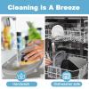 2 Pack Silicone Slow Cooker Divider Liner 6 QT, Reusable & Leakproof Divider Insert, Dishwasher Safe Cooking Liner view 3