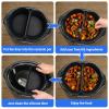 2 Pack Silicone Slow Cooker Divider Liner 6 QT, Reusable & Leakproof Divider Insert, Dishwasher Safe Cooking Liner view 4