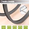 Hospital Curtain Track System RV Curtain Bendable Curtain Track System, Ceiling/Wall Mount Curtain Rail Rods, Flexible Curtain Rod Set for Bathroom/Bay Window, Hooks Included ( Color : Ceiling Mount , view 3