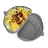 2 Pack Silicone Slow Cooker Divider Liner 6 QT, Reusable & Leakproof Divider Insert, Dishwasher Safe Cooking Liner view 1