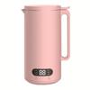 Automatic Soy Milk Maker, Mini Soybean Milk Machine, Kitchen Blender Multi Cooker Mixer, 12 Hour Selay Cook, 6 Functions, for Rice Cereal Boiling, Juice, Complementary Food view 1