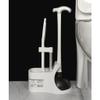 2 in 1 Heavy Duty Toilet Plunger Set with Holder Stand Base, Toilet Plunger and Brush, Bowl Brush and Plunger Combo for Bathroom Cleaning view 3