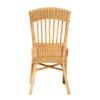Baxton Studio Barito Modern Bohemian Natural Brown Rattan Dining Chair view 4